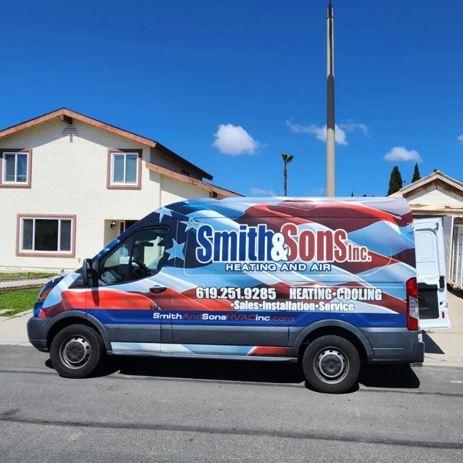 AC Installation work by Smith & Sons Heating and Air